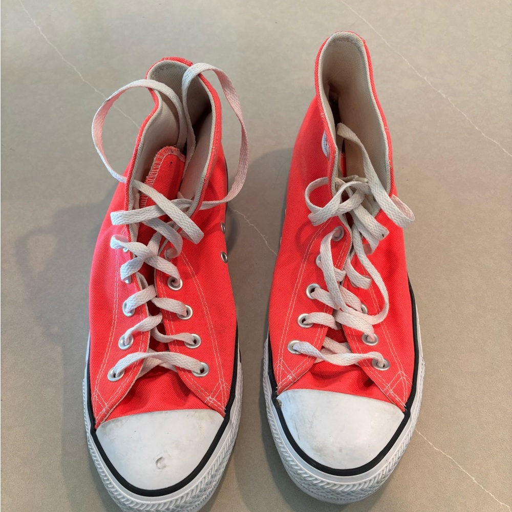 Converse Pink High-Top Sneakers